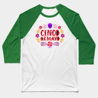 Cinqo de mayo festival Baseball T-Shirt